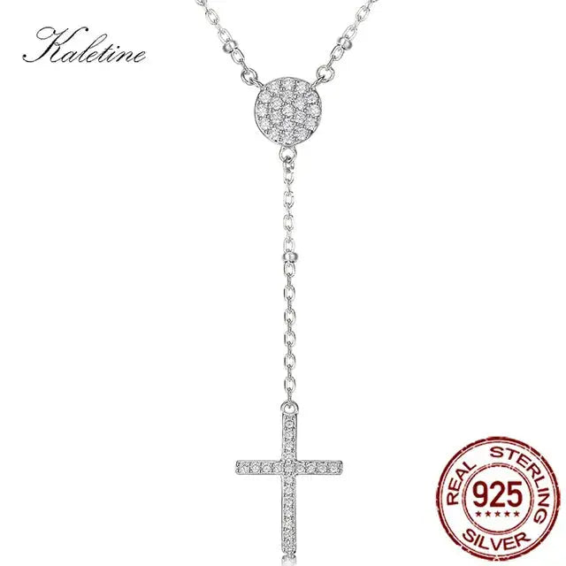 KALETINE-925-Sterling-Silver-Rosary-Necklaces-Trendy-Gold-Jewelry-Cross-Charms-Turkey-Evil-Eye-Necklace-Women-Accessories-Men-Uniquely-Yours-Designs-84420827 - Uniquely Yours Designs