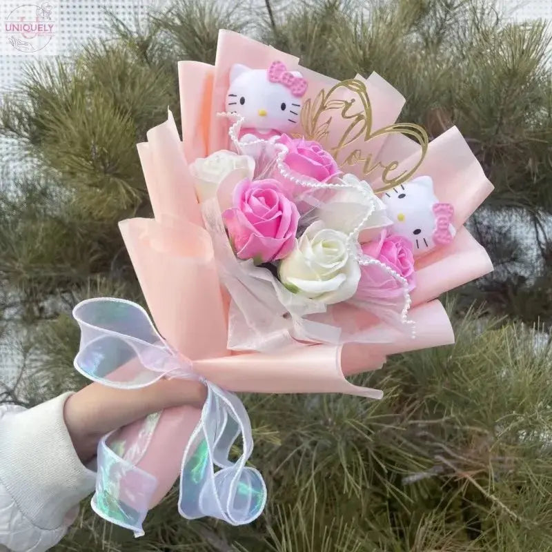 Plush Dolls Flower Bouquet Uniquely Yours Designs