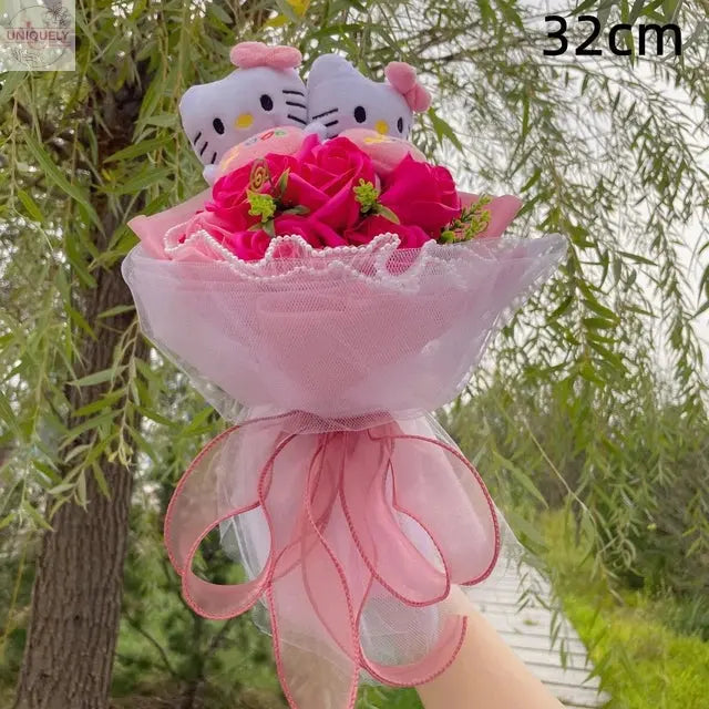 Plush Dolls Flower Bouquet Uniquely Yours Designs