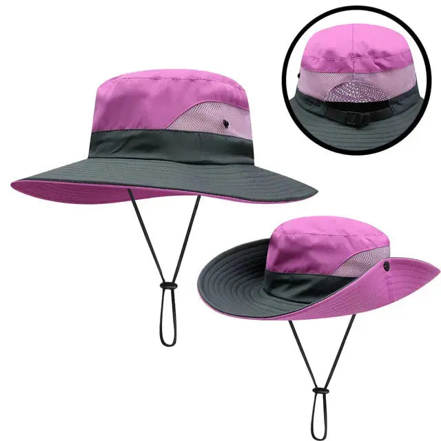 Summer Sun Hat Wide Brim UV Protection Uniquely Yours Designs