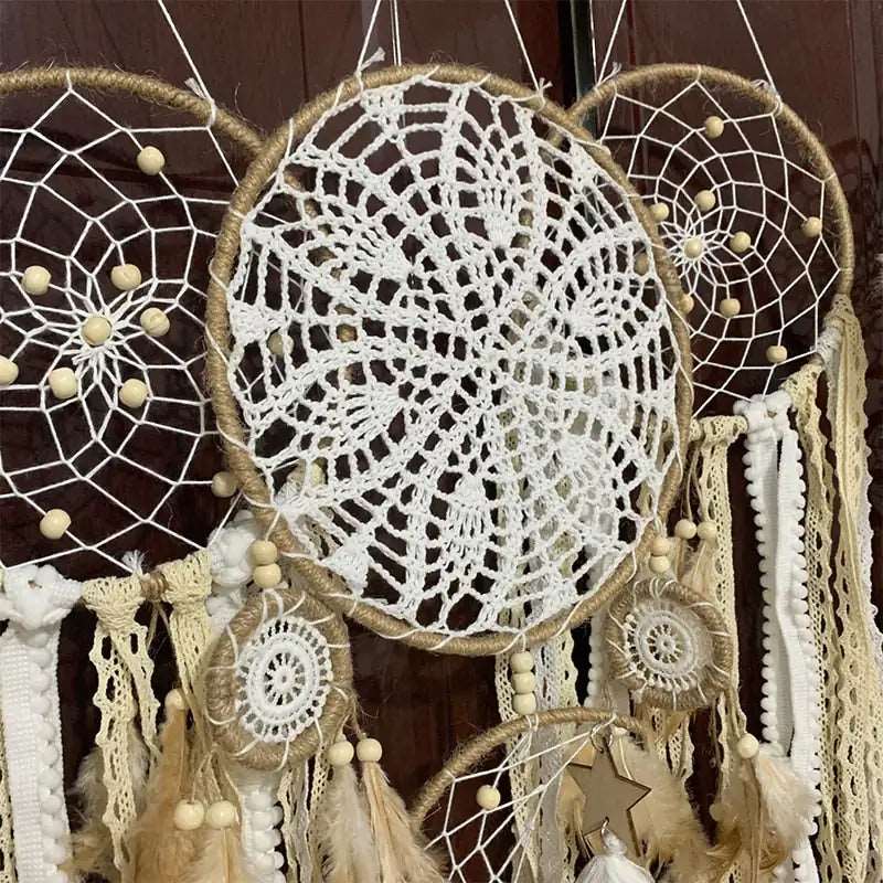 5pcs/set Dream Catchers Boho Home Decor Macrame Dream catchers Uniquely Yours Designs