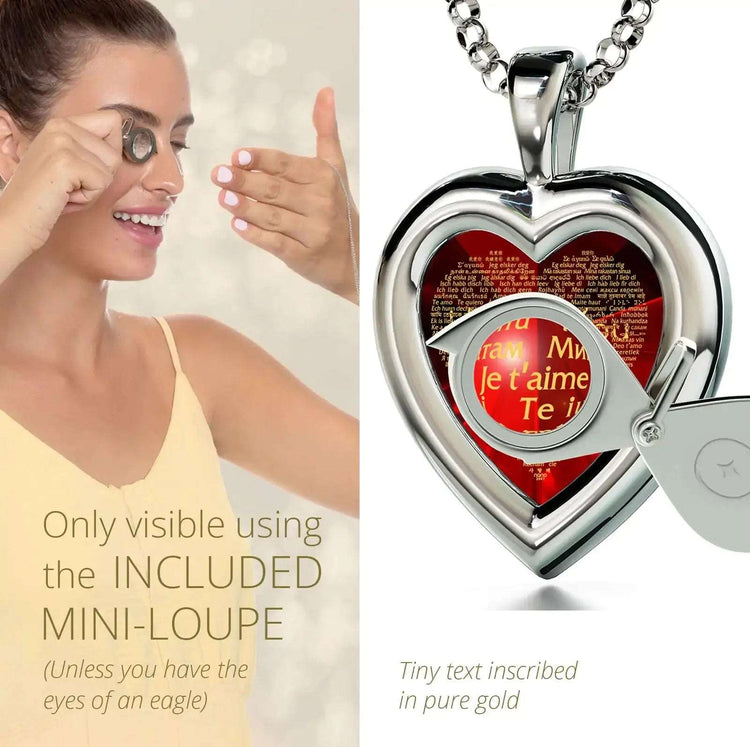 925-Silver-Heart-Jewelry-Set-I-Love-You-Necklace-in-120-Languages-and-Crystal-Earrings-Uniquely-Yours-Designs-84426877_70a9f025-cab7-4d80-8fc6-fd34c07271ff - Uniquely Yours Designs