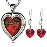 925-Silver-Heart-Jewelry-Set-I-Love-You-Necklace-in-120-Languages-and-Crystal-Earrings-Uniquely-Yours-Designs-84427265_6edf5bed-1720-41eb-9efd-cbd079792a63 - Uniquely Yours Designs