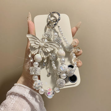 Luxurious Phone Chain - Acrylic Butterfly Phone Chain