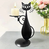 Black-Cat-Candle-Holder-Uniquely-Yours-Designs-84360354 - Uniquely Yours Designs