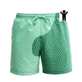 Children-Encounter-Water-Change-Color-Beach-Shorts-Swim-Trunks-Uniquely-Yours-Designs-84461395 - Uniquely Yours Designs