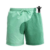 Children-Encounter-Water-Change-Color-Beach-Shorts-Swim-Trunks-Uniquely-Yours-Designs-84462998 - Uniquely Yours Designs