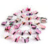 Eye-catching set of 3D pink butterfly wall decals, perfect for unique home décor accents.