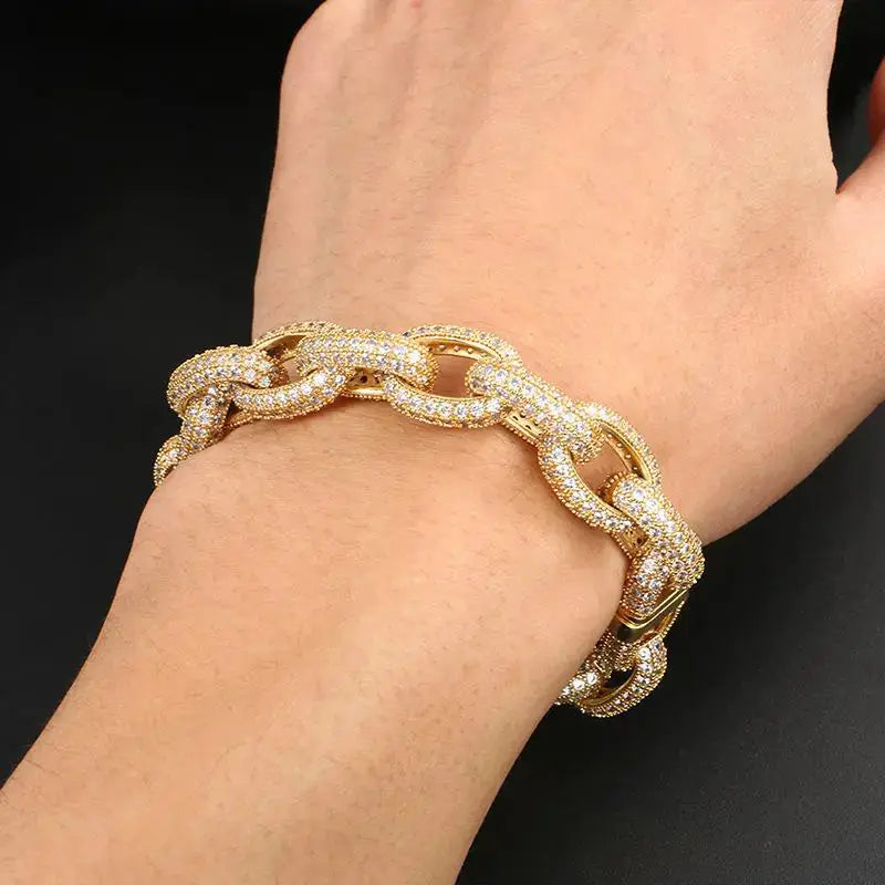 Heavy-Rock-Iced-Out-Cuban-Charm-Bracelets-Uniquely-Yours-Designs-84423959 - Uniquely Yours Designs