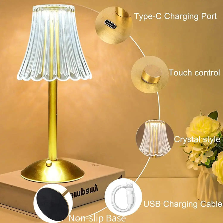Iris-Rechargeable-Table-Lamp-Uniquely-Yours-Designs-84418398 - Uniquely Yours Designs