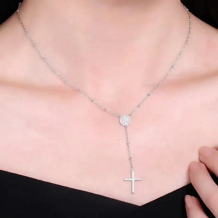KALETINE-925-Sterling-Silver-Rosary-Necklaces-Trendy-Gold-Jewelry-Cross-Charms-Turkey-Evil-Eye-Necklace-Women-Accessories-Men-Uniquely-Yours-Designs-84420331 - Uniquely Yours Designs