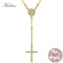 KALETINE-925-Sterling-Silver-Rosary-Necklaces-Trendy-Gold-Jewelry-Cross-Charms-Turkey-Evil-Eye-Necklace-Women-Accessories-Men-Uniquely-Yours-Designs-84420798 - Uniquely Yours Designs
