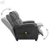 Massage-Recliner-Anthracite-Faux-Leather-Doba-84310436 - Uniquely Yours Designs