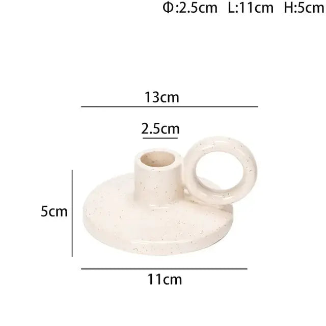 Nordic-Ceramic-Simple-Candle-Holder-Uniquely-Yours-Designs-84360120 - Uniquely Yours Designs