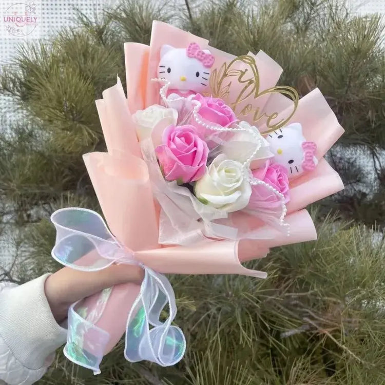 Plush-Dolls-Flower-Bouquet-Uniquely-Yours-Designs-84373786 - Uniquely Yours Designs