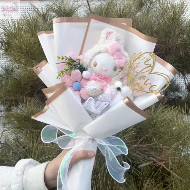 Plush-Dolls-Flower-Bouquet-Uniquely-Yours-Designs-84374690 - Uniquely Yours Designs
