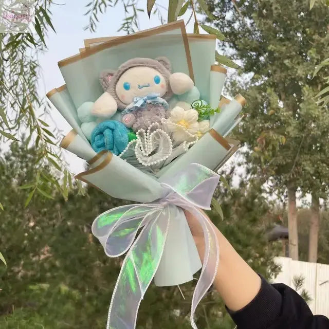Plush-Dolls-Flower-Bouquet-Uniquely-Yours-Designs-84375149 - Uniquely Yours Designs
