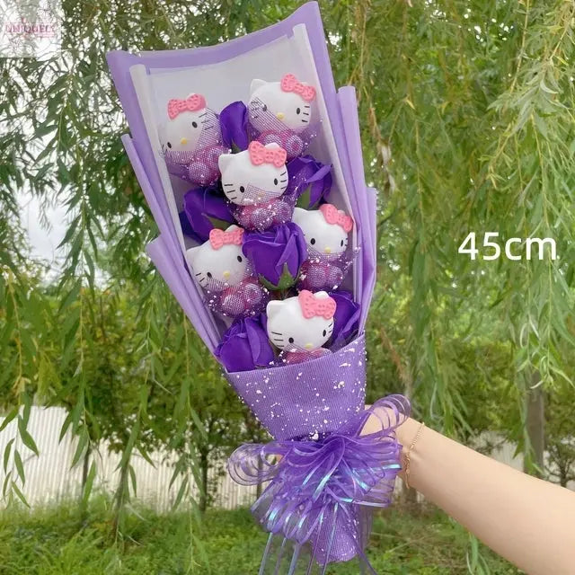Plush-Dolls-Flower-Bouquet-Uniquely-Yours-Designs-84375689 - Uniquely Yours Designs