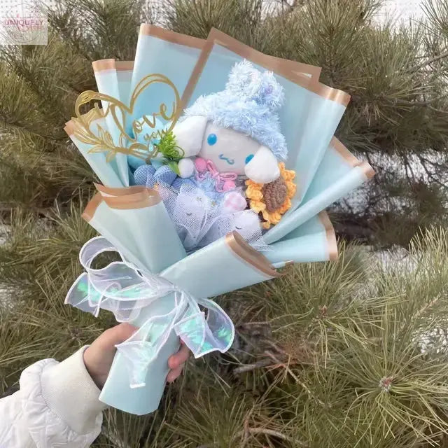 Plush-Dolls-Flower-Bouquet-Uniquely-Yours-Designs-84376094 - Uniquely Yours Designs