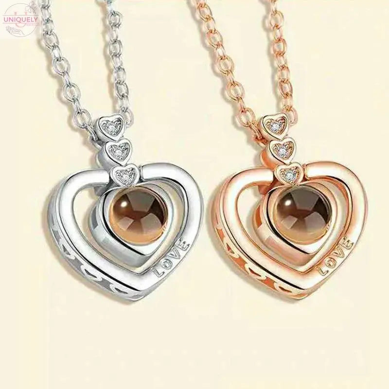 Projection Heart Pendant Uniquely Yours Designs