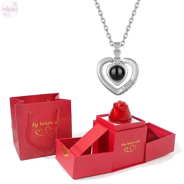 Projection Heart Pendant Uniquely Yours Designs