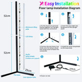 RGB-Corner-Floor-Lamp-Uniquely-Yours-Designs-84416562 - Uniquely Yours Designs