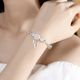 Sterling-Silver-Dreamcatcher-Charm-Bracelet-Uniquely-Yours-Designs-84428620 - Uniquely Yours Designs