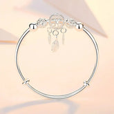 Sterling-Silver-Dreamcatcher-Charm-Bracelet-Uniquely-Yours-Designs-84428777 - Uniquely Yours Designs