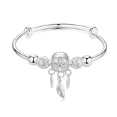 Sterling-Silver-Dreamcatcher-Charm-Bracelet-Uniquely-Yours-Designs-84428912 - Uniquely Yours Designs