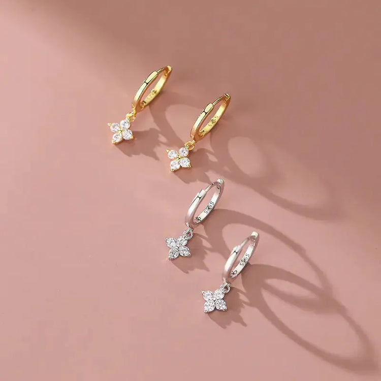 Sterling-Silver-Floral-Sweet-Earrings-Uniquely-Yours-Designs-84429980 - Uniquely Yours Designs