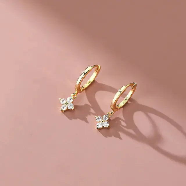 Sterling-Silver-Floral-Sweet-Earrings-Uniquely-Yours-Designs-84430412 - Uniquely Yours Designs