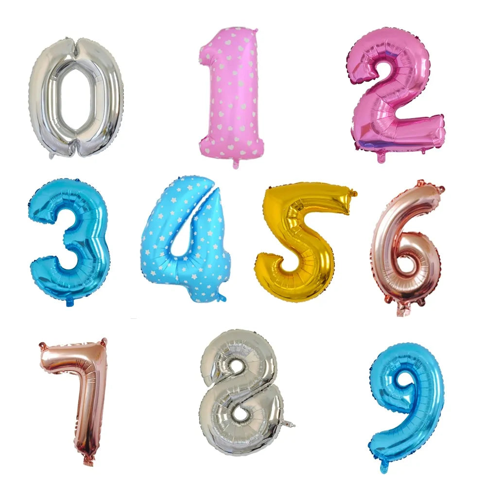Rose Gold Number Balloon Party Decor Uniquely Yours Designs