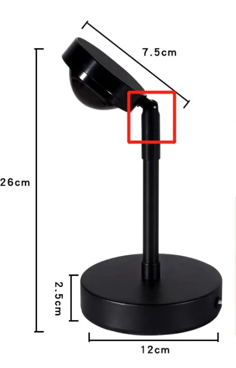 Sleek black adjustable desk lamp with circular base, perfect for modern home décor enthusiasts.